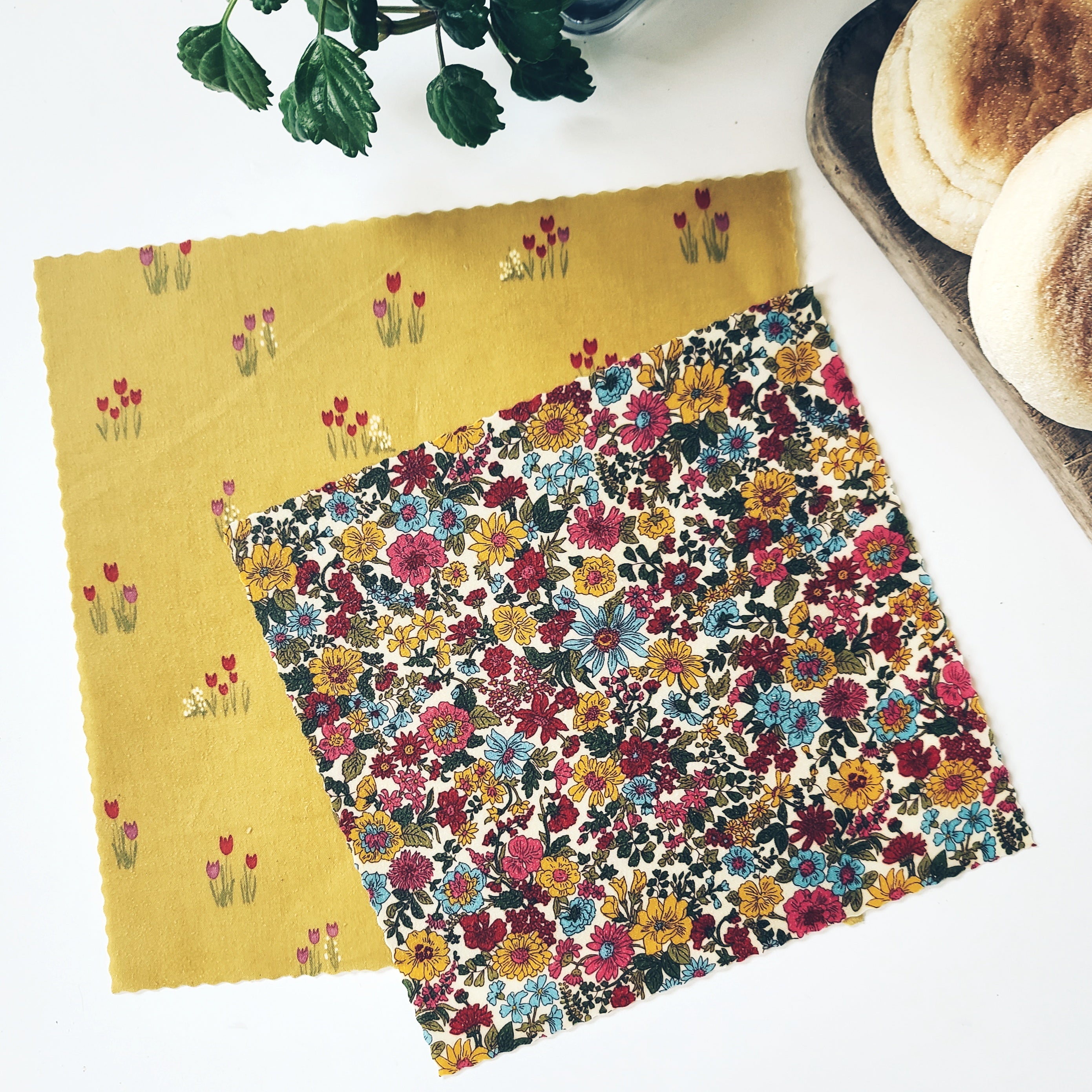 Beeswax Food Wraps - English Garden