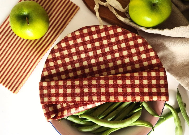 Beeswax Wraps - Farmhouse Linen Mixed Prints