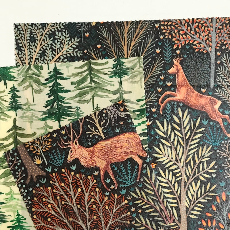 Beeswax Wraps - Woodland