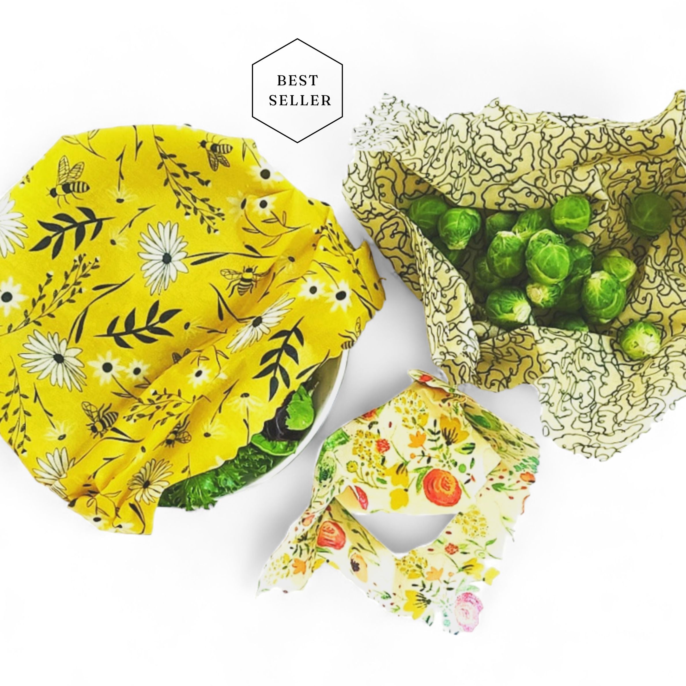 Beeswax Wraps Set 3 - Maker'sChoice