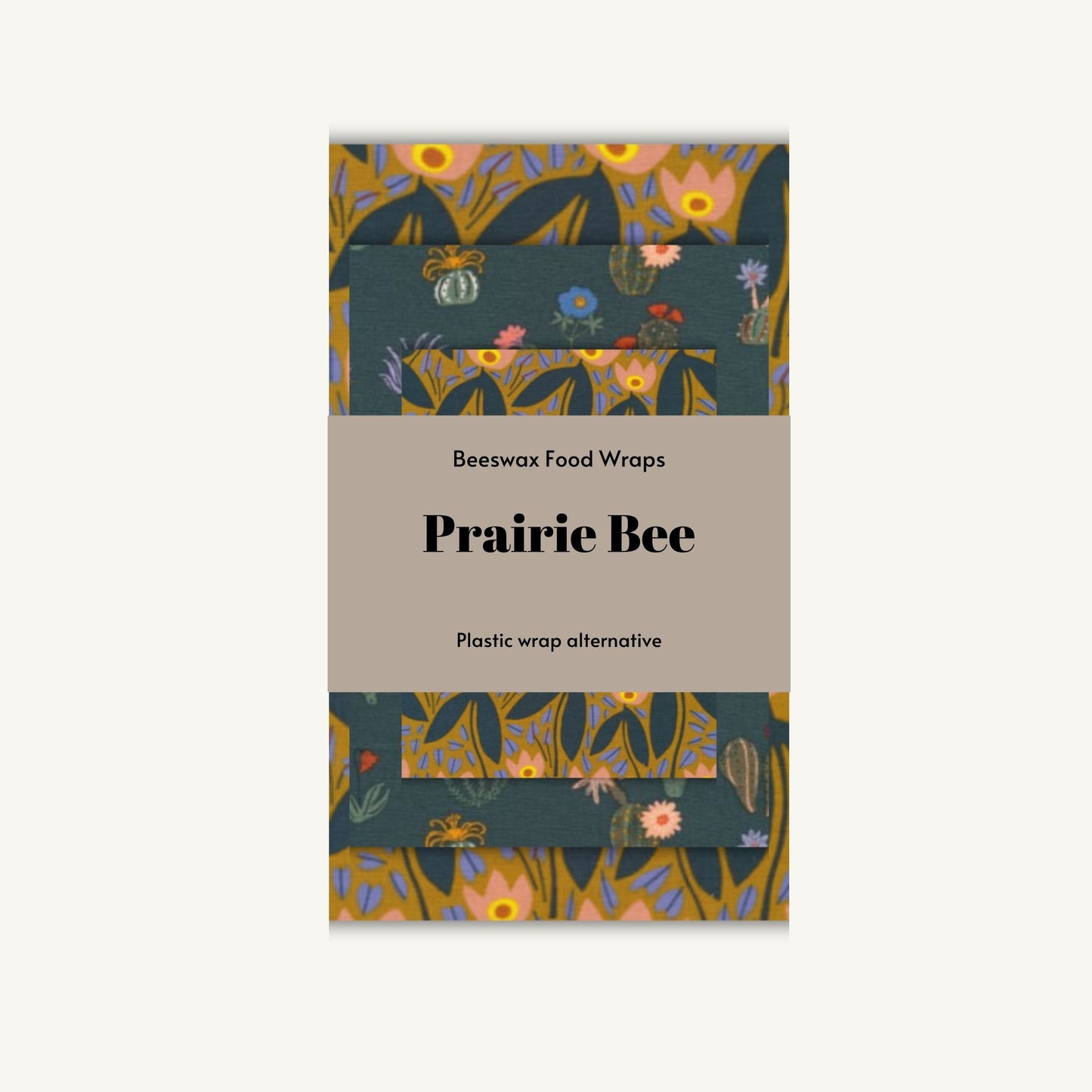 Beeswax Wraps - Cactus Flowers