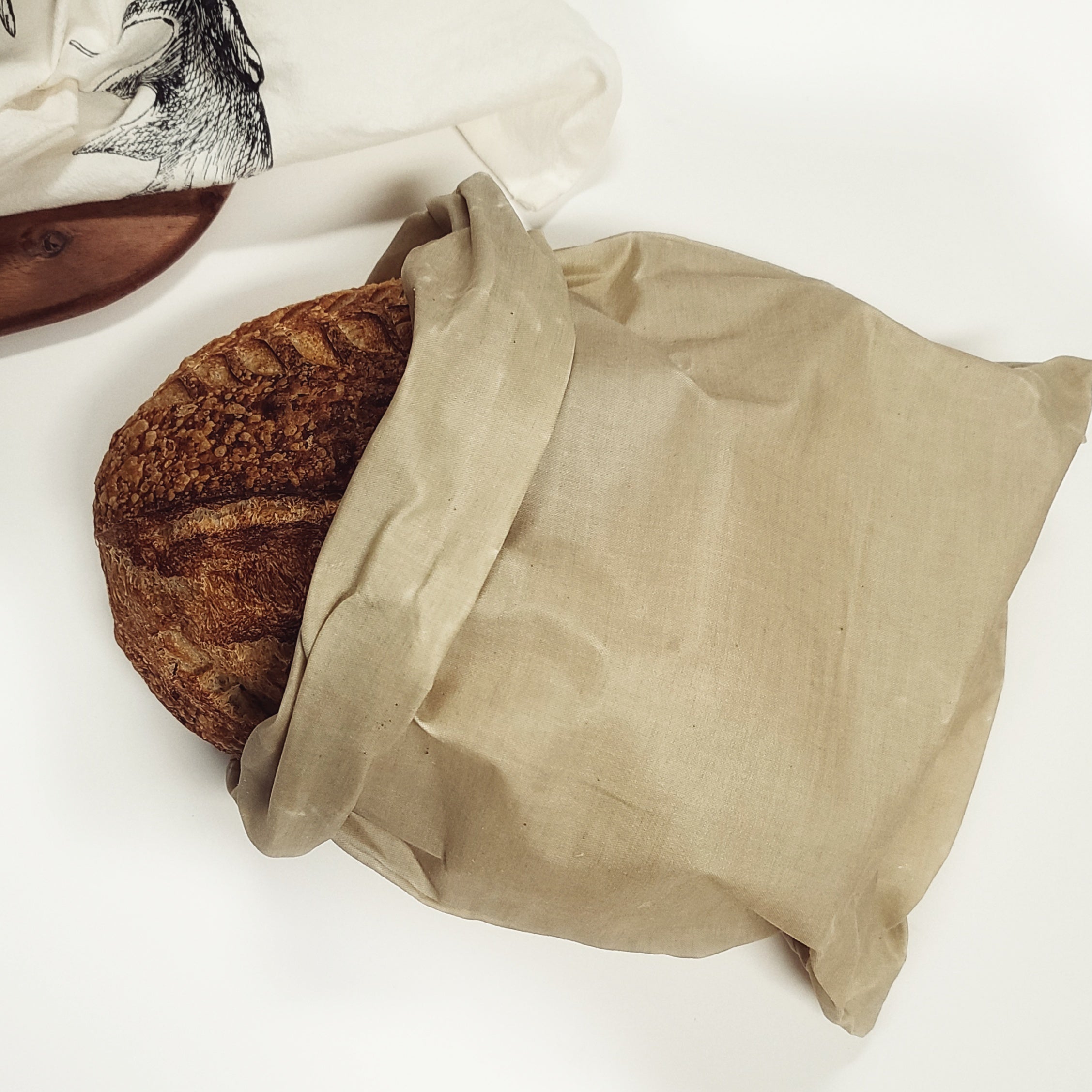 Beeswax bread Bag