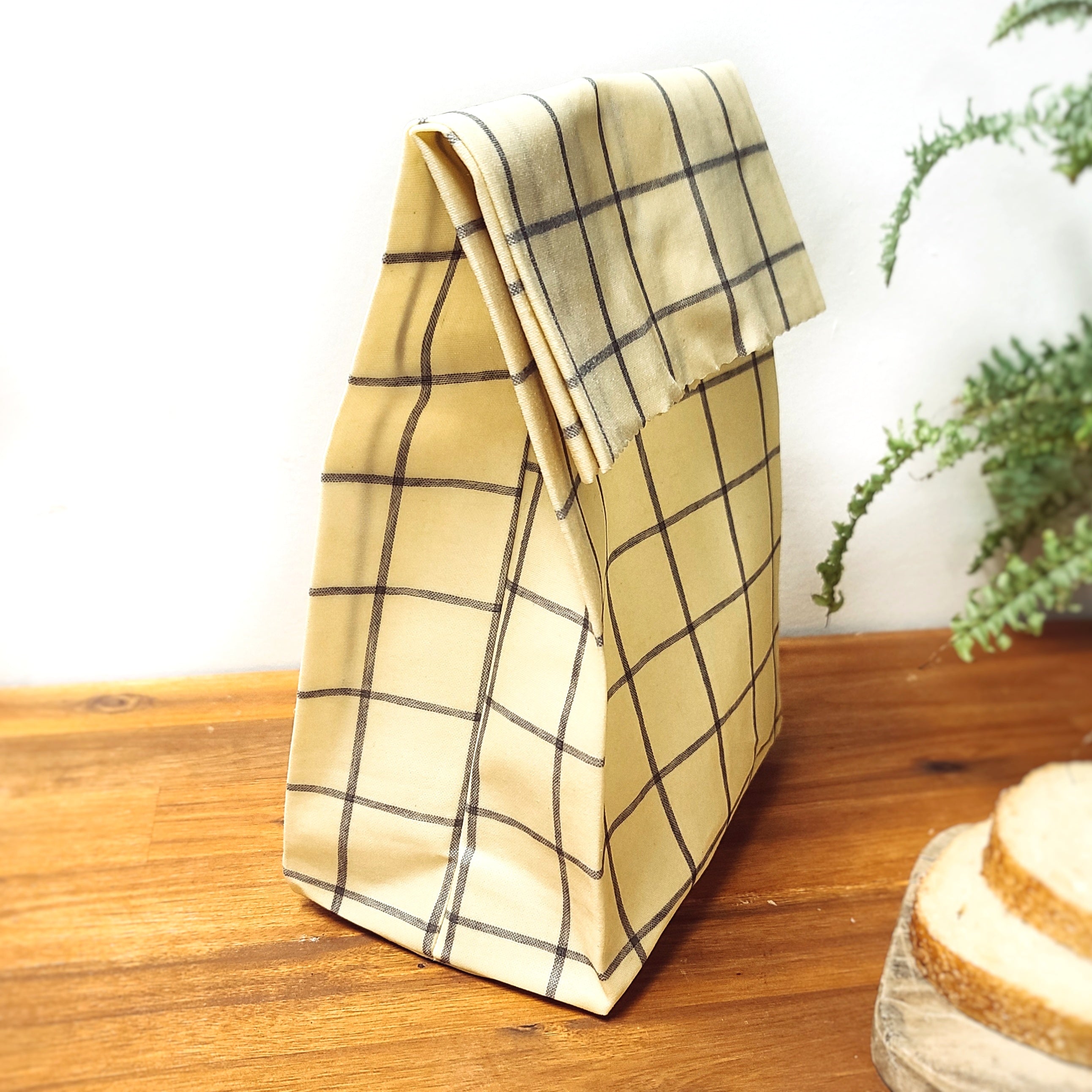 Linen beeswax breadbag