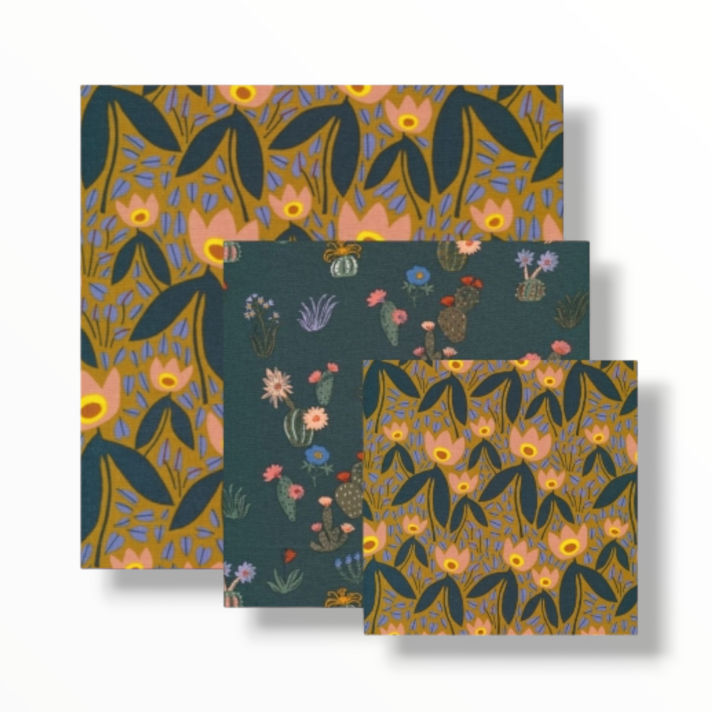 Beeswax Wraps - Cactus Flowers