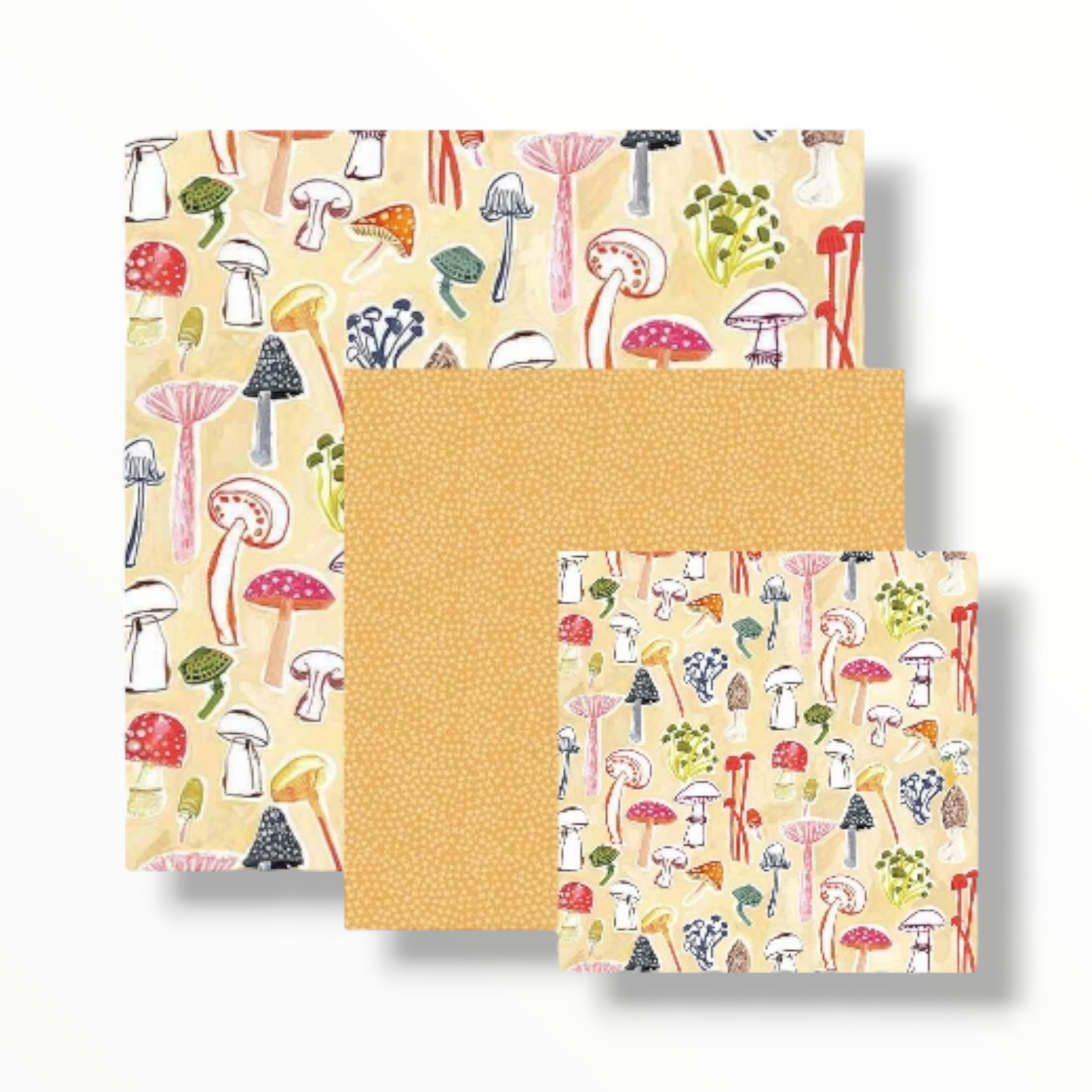 Beeswax Wraps - Mushroom
