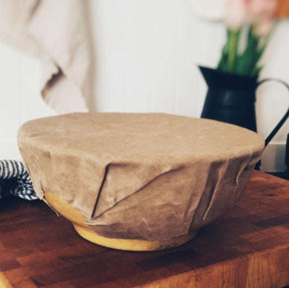 Waxed linen food wraps