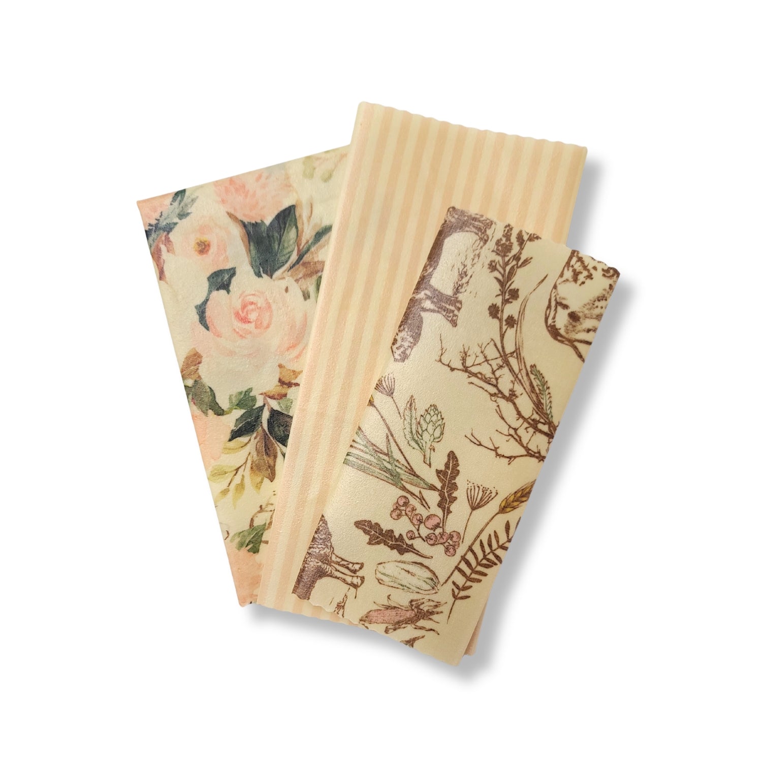 Beeswax Wraps - Pink Floral