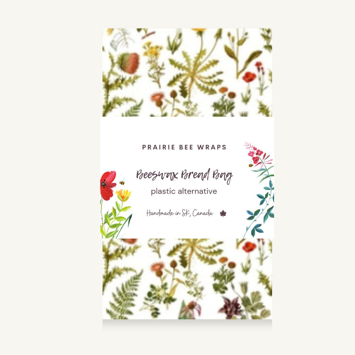 Beeswax Bag - Wildflowers